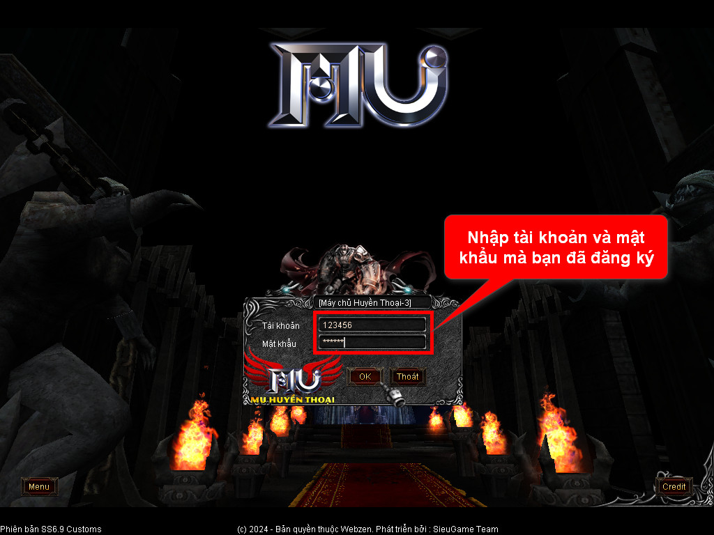 Chức năng chính của Game MU Châu Long